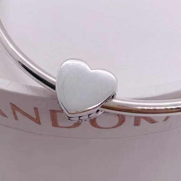 MY BOO GHOST PANDORA Heart HALLOWEEN Silver S925 Ale Charm - Picture 3 of 3
